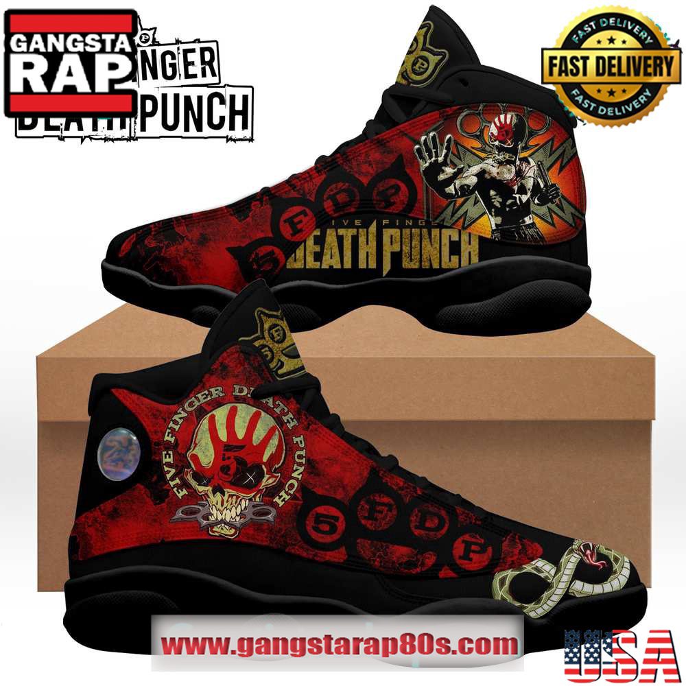 Five Finger Death Punch Air Jordan 13 Sneakers Shoess Five Finger Death Punch Air Jordan 13 Sneakers Shoess