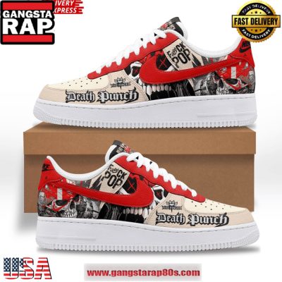 Five Finger Death Punch Band Air Force 1 Sneakers Shoes