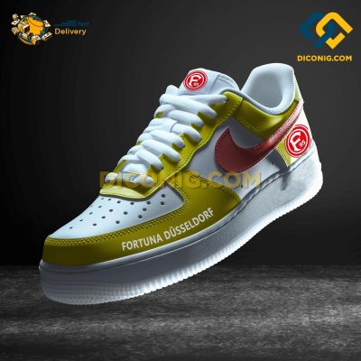 Fortuna Dusseldorf Custom Shoes Yellow Bundesliga Air Force 1 DICONIG FASHION