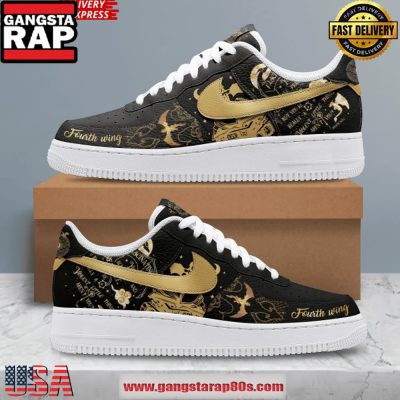Fourth Wing Dragon Limited Edition Air Force 1 Sneakers Shoes