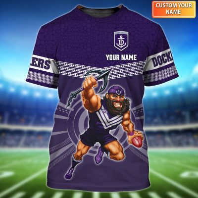 Fremantle Dockers | Fremantle Dockers Personalized Name 3D Tshirt