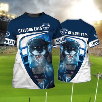 Geelong Cats | Geelong Cats Football Club 3D Shirts Tad 01