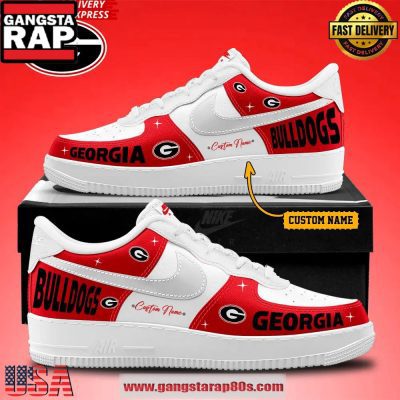 Georgia Bulldogs New Version 2025 Air Force 1 Running Sneakers Shoes