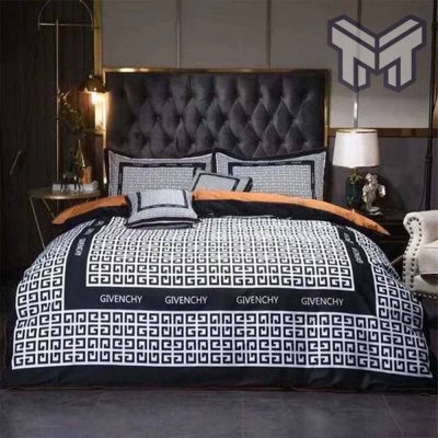 Givenchy Bedding Set, Givenchy Luxury Brand Bedding Set Bedspread Duvet Cover Set Home Decor