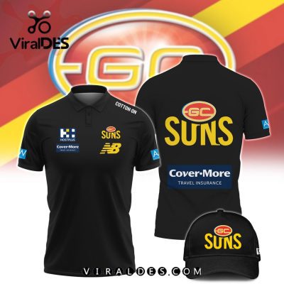 Gold Coast Suns AFL Polo, Cap Limited Edition