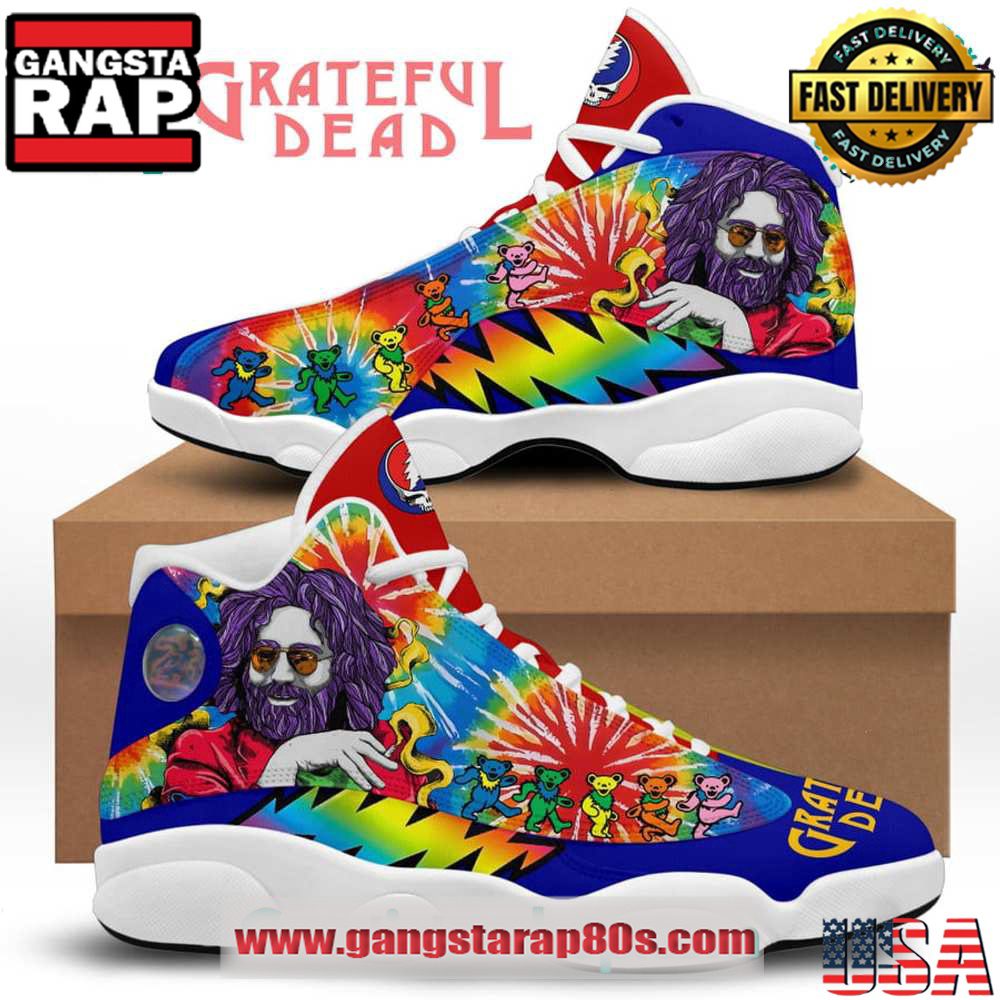 Grateful Dead Air Jordan 13 Sneakers Shoes Grateful Dead Air Jordan 13 Sneakers Shoes