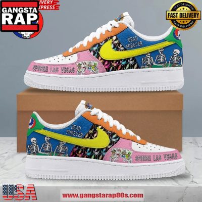Grateful Dead Sphere Las Vegas Limited Edition Air Force 1 Sneakers Shoes