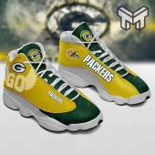 Green Bay Packers Air Jordan 13nfl Go Fly Fans Sport White Black J13 Shoes 1.jpg - demo10