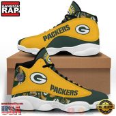 NFL Green Bay Packers Football Air Jordan 13 Shoes 2