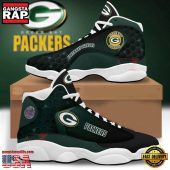 NFL Green Bay Packers New Design Air Jordan 13 Running Sneakers Shoes