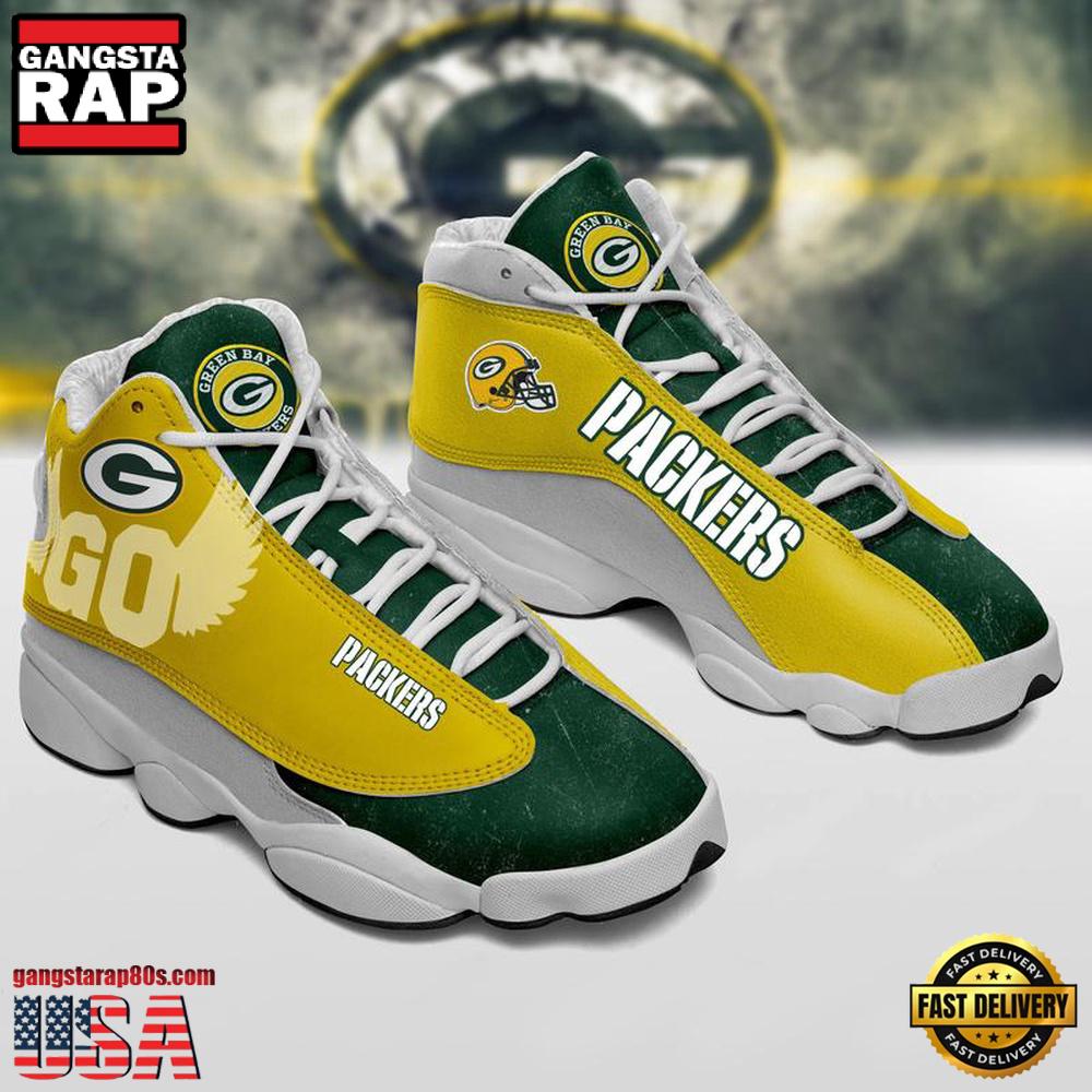 NFL Green Bay Packers Ver 3 Air Jordan 13 Sneaker NFL Green Bay Packers Ver 3 Air Jordan 13 Sneaker