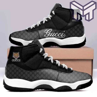 Gucci Jordan 11 Gucci Black Tiger  Air Jordan 11  Sneakers Shoes Hot 2023 Gifts For Men Women Type07