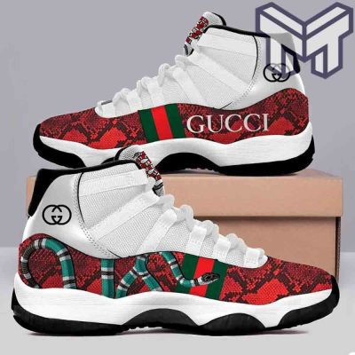 Gucci Jordan 11 Gucci Brand Snake  Air Jordan 11  Shoes Gucci Sneakers Gifts For Men Women