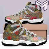 Gucci Jordan 11 Gucci Flower Air Jordan 11 Sneakers Shoes Hot 2022 For Men Women.jpg - demo10
