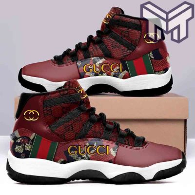 Gucci Jordan 11 Gucci Red  Air Jordan 11  Sneakers Shoes Hot 2023 For Men Women