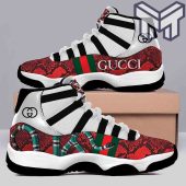 Gucci Jordan 11 Gucci Red Snake Air Jordan 11 Sneakers Shoes Hot 2022 Gifts For Men Women.jpg - demo10