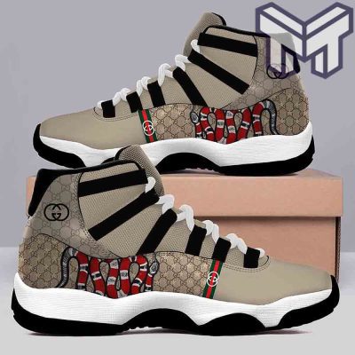 Gucci Jordan 11 Gucci Snake  Air Jordan 11  Sneakers Shoes Hot 2023 Gifts For Men Women