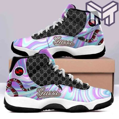 Gucci Jordan 11 Limited Gucci Purple  Air Jordan 11  Shoes Hot 2023 Gucci Sneakers Gifts For Men Type01