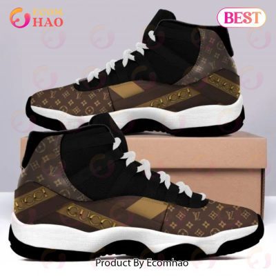 Gucci x Louis Vuitton LV Air Jordan 11 Sneakers Shoes Hot 2022 Gifts