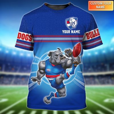 GWS GIANTS | Western Bulldogs Personalized Name 3D Tshirt