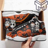 Halloween Jack Pennywise Pumpkin Air Jordan 13form White Black J13 Shoes Custom Shoes.jpg - demo10