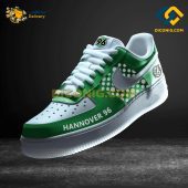 Hannover 96 Custom Shoes Light Green Bundesliga Air Force 1 DICONIG FASHION