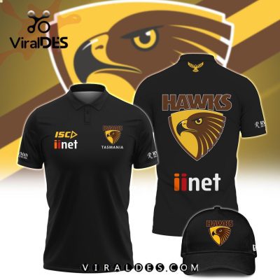 Hawthorn Hawks AFL Polo, Cap Limited Edition