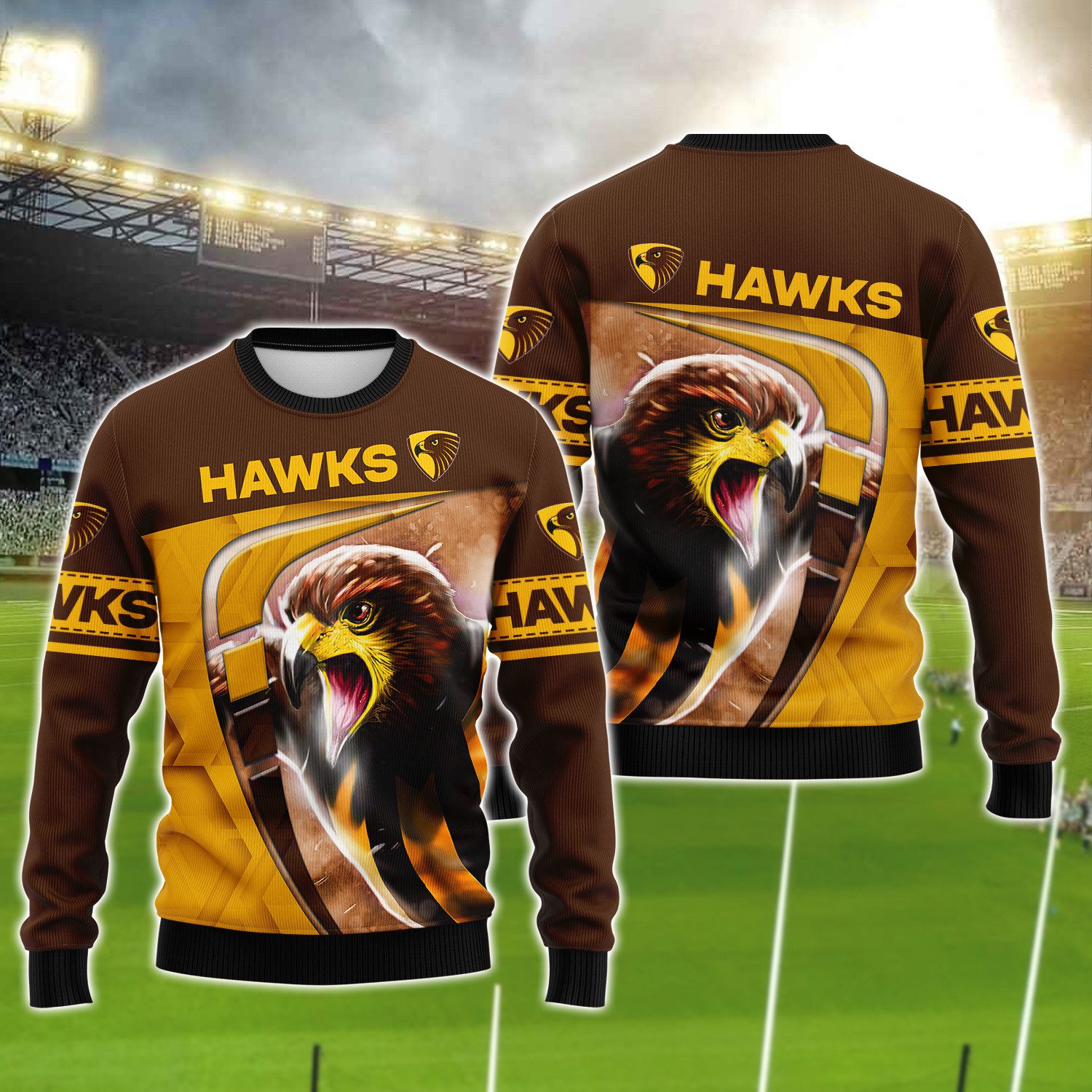 Hawthorn Hawks | Hawks Hawthorn Football Club 3D Shirts Tad 01 Hawthorn Hawks | Hawks Hawthorn Football Club 3D Shirts Tad 01