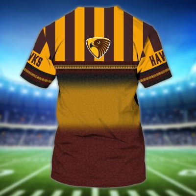 Hawthorn Hawks | Hawks Hawthorn Personalized Name 3D Tshirt