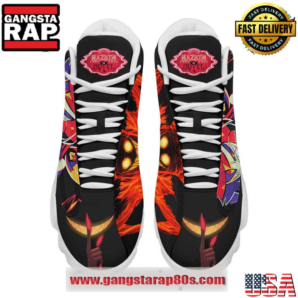 Hazbin Hotel Alastor Air Jordan 13 Sneakers Shoess Hazbin Hotel Alastor Air Jordan 13 Sneakers Shoess