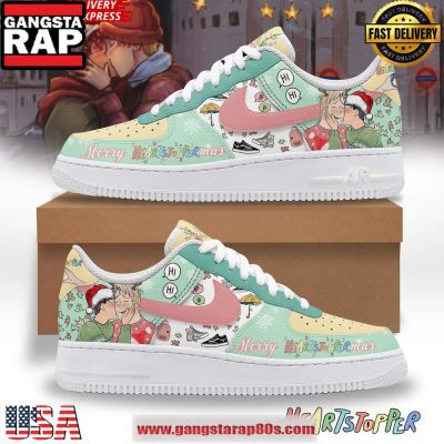 Heartstopper Merry Christmas Limited Edition Air Force 1 Running Sneakers Shoes