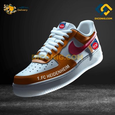 Heidenheim Custom Shoes Orange Bundesliga Air Force 1 DICONIG FASHION