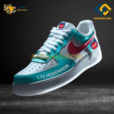 Heidenheim Custom Shoes Teal Bundesliga Air Force 1 DICONIG FASHION
