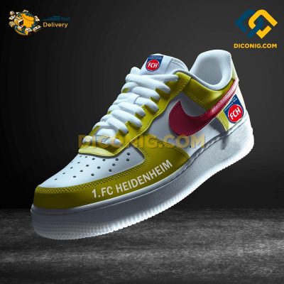 Heidenheim Custom Shoes Yellow Bundesliga Air Force 1 DICONIG FASHION