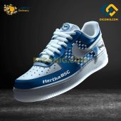 Hertha BSC Custom Shoes Light Blue Bundesliga Air Force 1 DICONIG FASHION