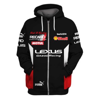 Hoodie Lexus F1 Sweater Lexus Gazoo Racing, Boofa1314, Lexus Recaro, Racing Uniform