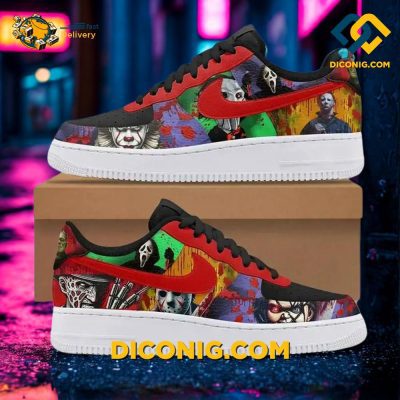 Horror Movies Air Force 1 Custom Shoes Limited Edition DICONIG FASHION
