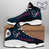 Houston Texans Air Jordan 13nfl Big Logo Fans Sport Shoes Team White Black J13 Shoes 1.jpg - demo10