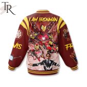 I Am Ironman Baseball Jacket Studious Look - demo10