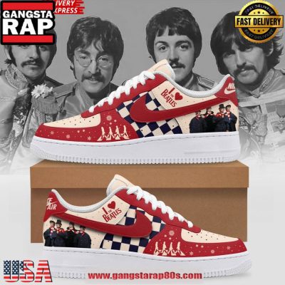 I Love The Beatles Limited Edition Air Force 1 Shoes Running Sneakers
