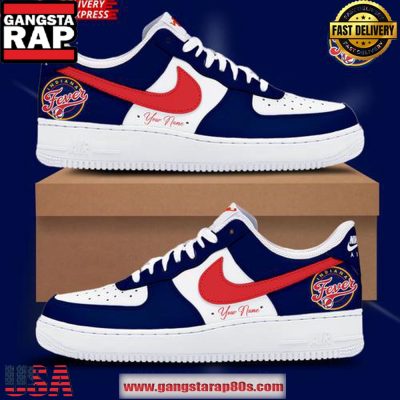 Indiana Fever WNBA 2025 Custom Air Force 1 Running Sneakers Shoes