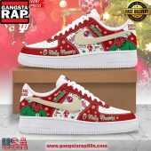 Indiana Hoosiers O Holy Hoosiers Christmas Edition Air Force 1 Running Sneakers Shoes3293.jpg - demo10