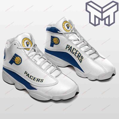Indiana Pacers Air Jordan 13,Form Halloween Sport Sneakers White Black J13 Shoes Custom Shoes