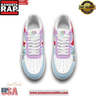 Inside Out Christmas Limited Edition Air Force 1 Running Sneakers Shoes