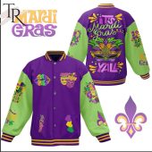 It's Mardi Gras Y'All Baseball Jacket