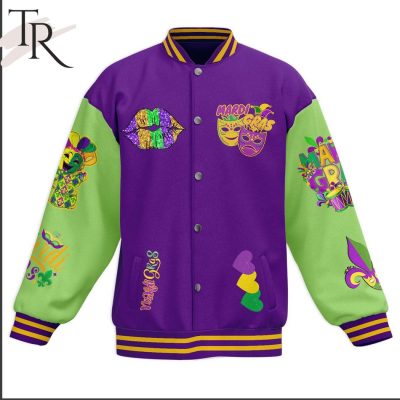 It's Mardi Gras Y'All Baseball Jacket