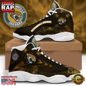 NFL Jacksonville Jaguars New Design Air Jordan 13 Running Sneakers Shoes For Fans
