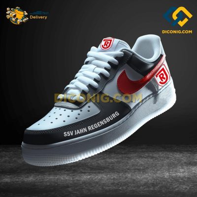 Jahn Regensburg Custom Shoes Black Bundesliga Air Force 1 DICONIG FASHION