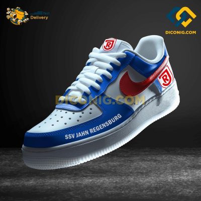 Jahn Regensburg Custom Shoes Blue Bundesliga Air Force 1 DICONIG FASHION