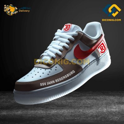Jahn Regensburg Custom Shoes Brown Bundesliga Air Force 1 DICONIG FASHION